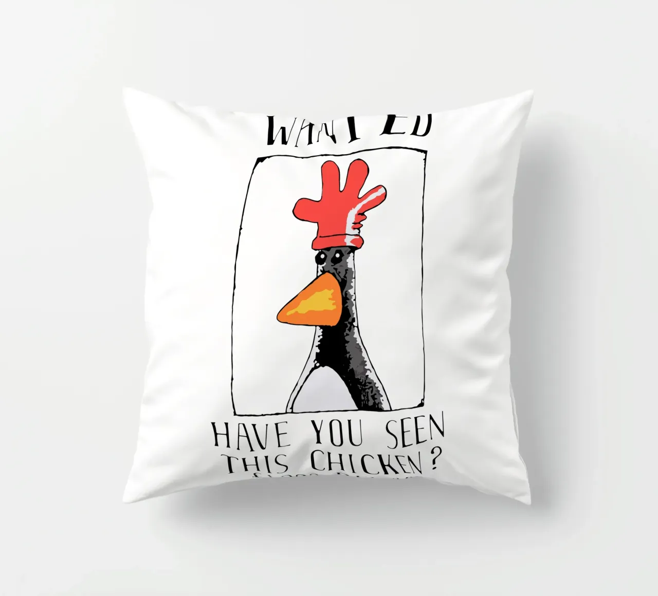 Feathers McGraw Wanted V2 cuscino da vantobbin