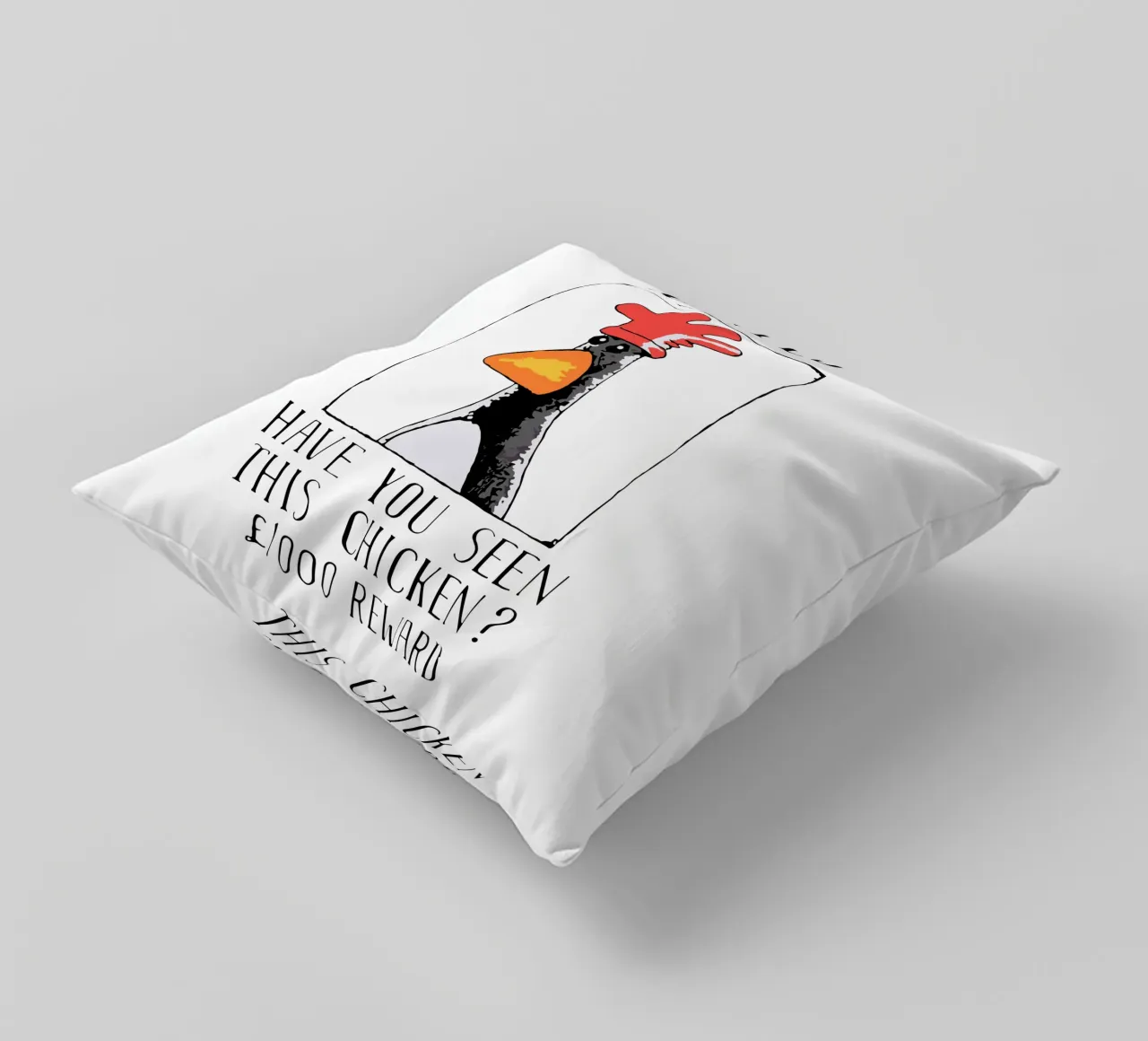 Feathers McGraw Wanted V2 cuscino da vantobbin