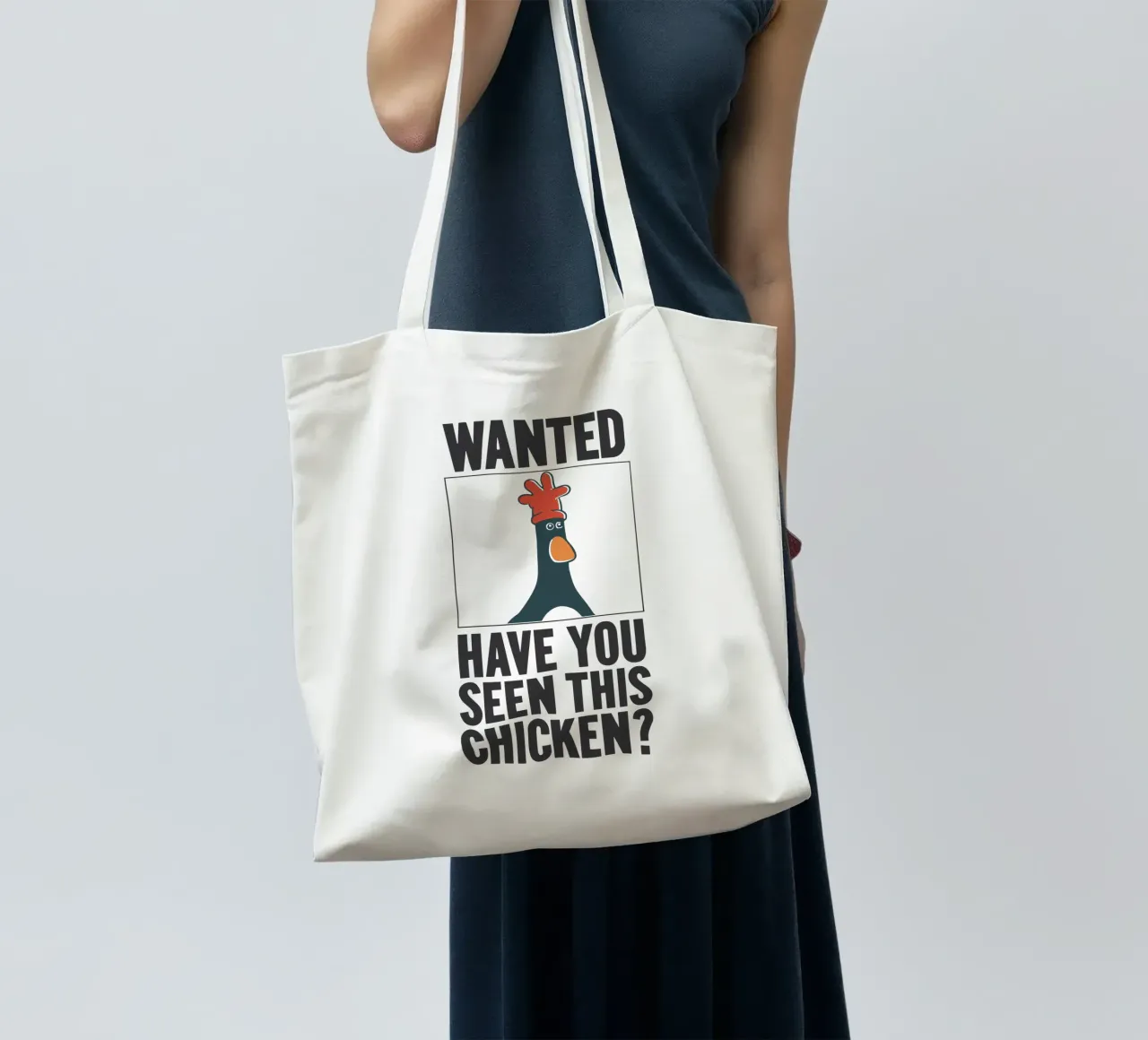 Feathers McGraw Wanted V3 borsa in juta da vantobbin