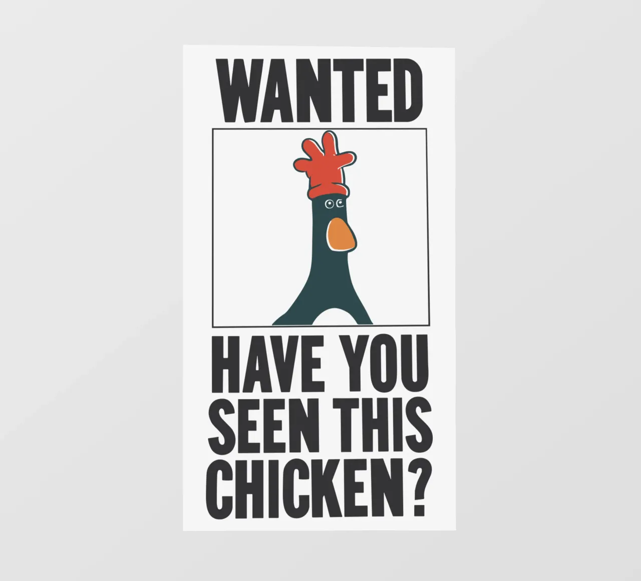 Feathers McGraw Wanted V3 telo in pvc da vantobbin