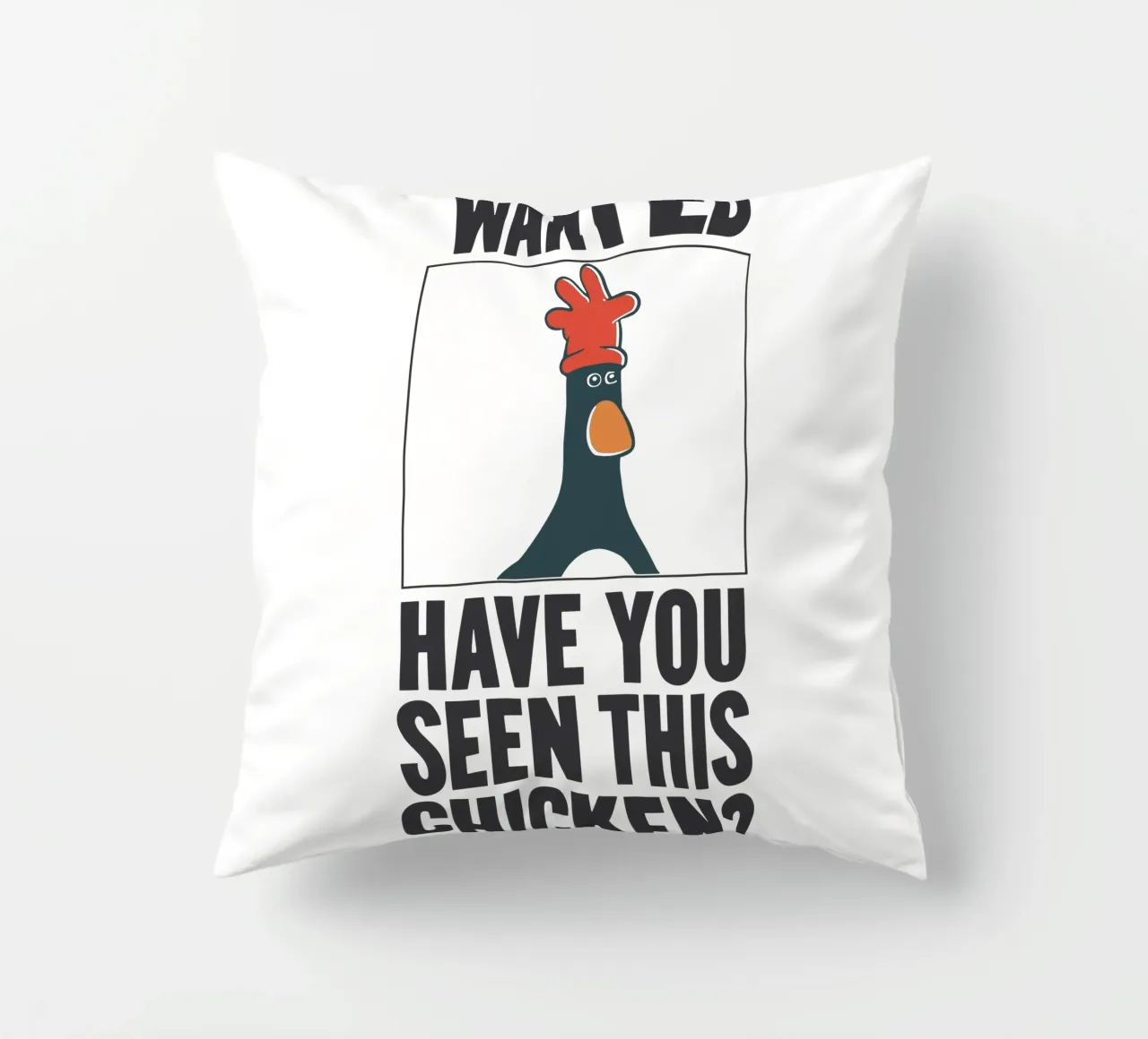 Feathers McGraw Wanted V3 cuscino da vantobbin