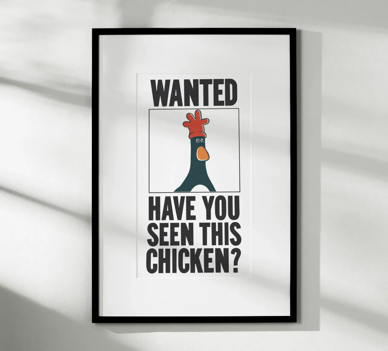 Feathers McGraw Wanted V3 carta hahnemühle da vantobbin