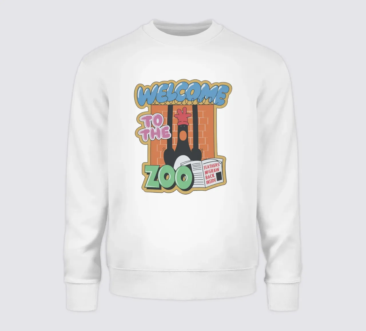 Feathers McGraw Welcome to the Zoo felpa da vantobbin
