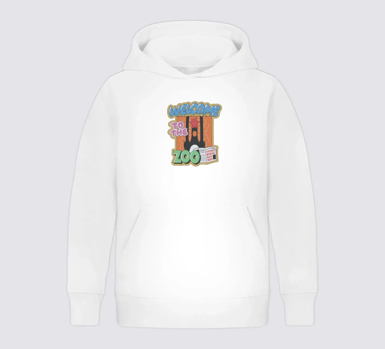 Feathers McGraw Welcome to the Zoo felpa bambino con cappuccio da vantobbin