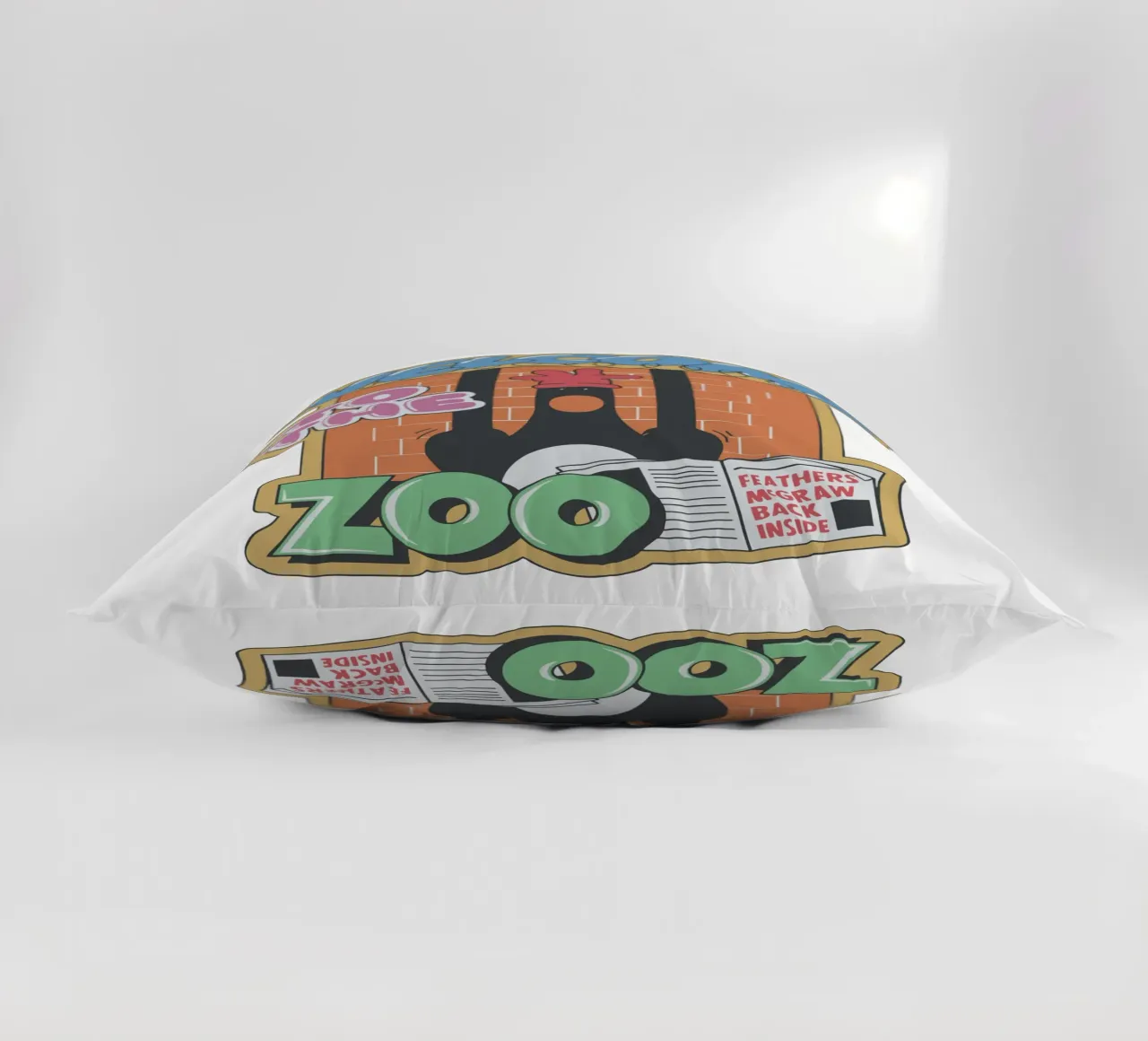 Feathers McGraw Welcome to the Zoo cuscino da vantobbin