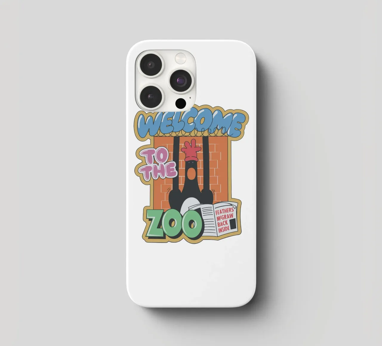 Feathers McGraw Welcome to the Zoo cover iphone da vantobbin