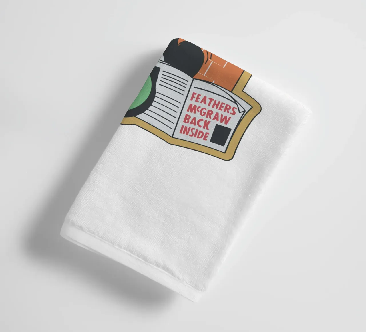 Feathers McGraw Welcome to the Zoo asciugamano da bagno da vantobbin