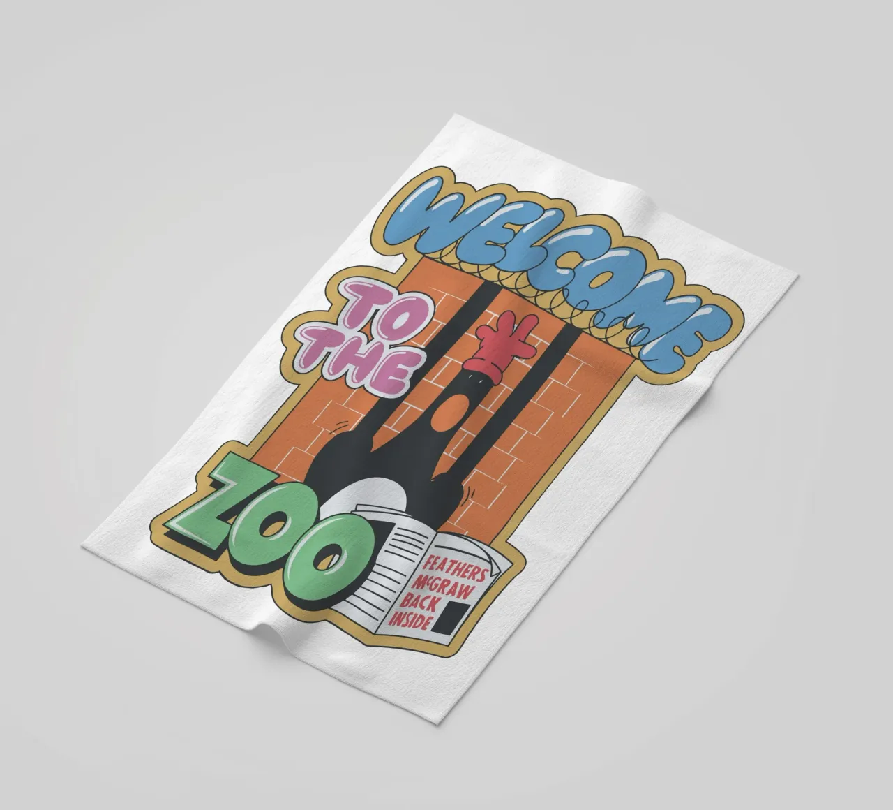 Feathers McGraw Welcome to the Zoo telo mare da vantobbin