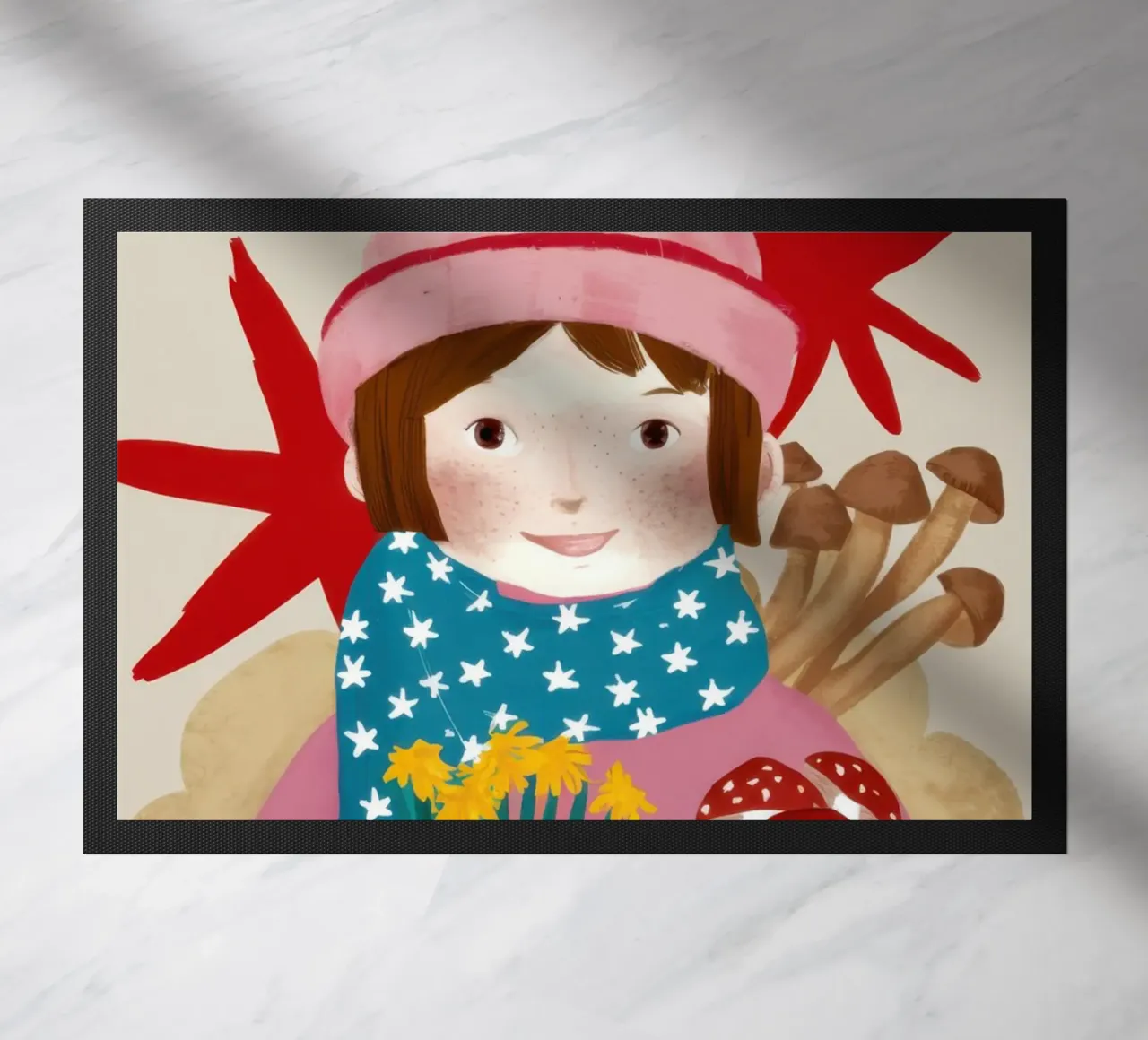 Ragazza con i funghi zerbino da Sentinel Glow