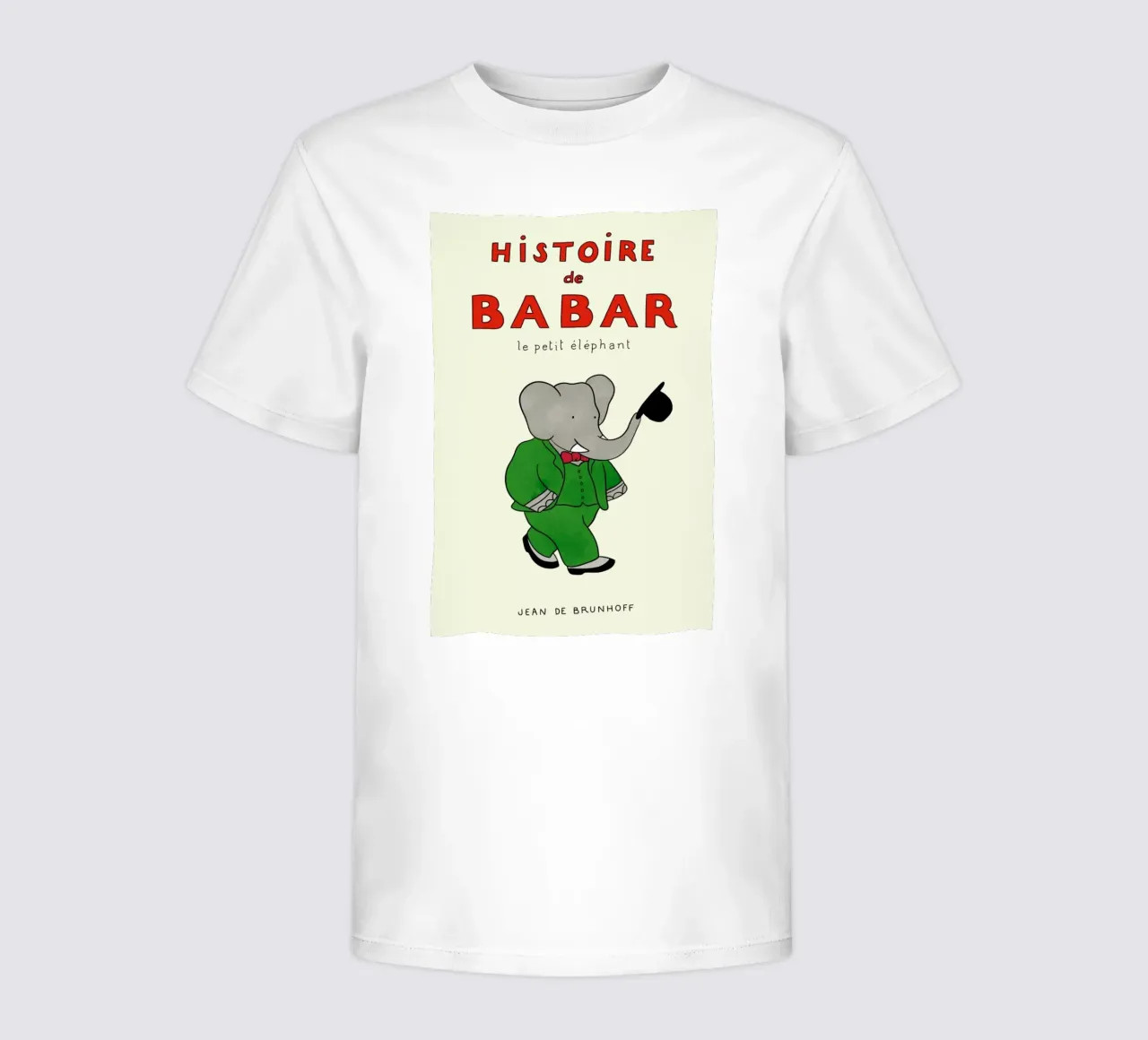Histoire de Babar 3 kids t-shirt by Little Flourishes