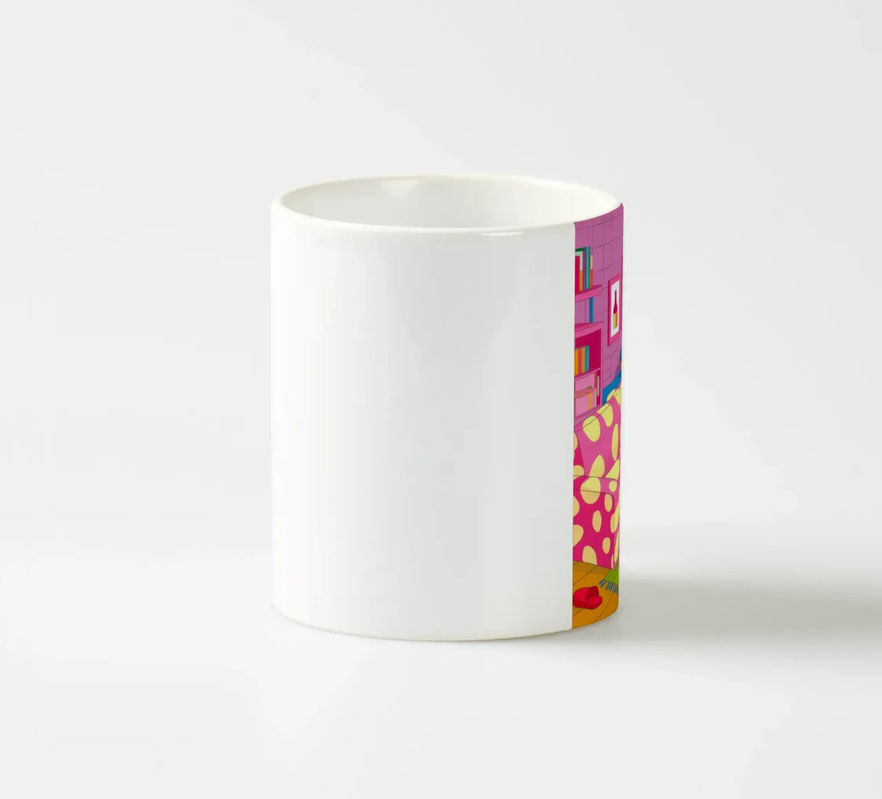 Lampada e vaso astratti tazza in ceramica da Marigold Tiga