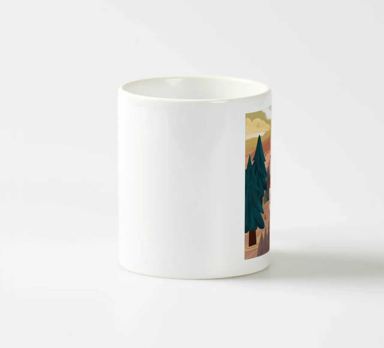 Cottage nel bosco tazza in ceramica da Sentinel Glow