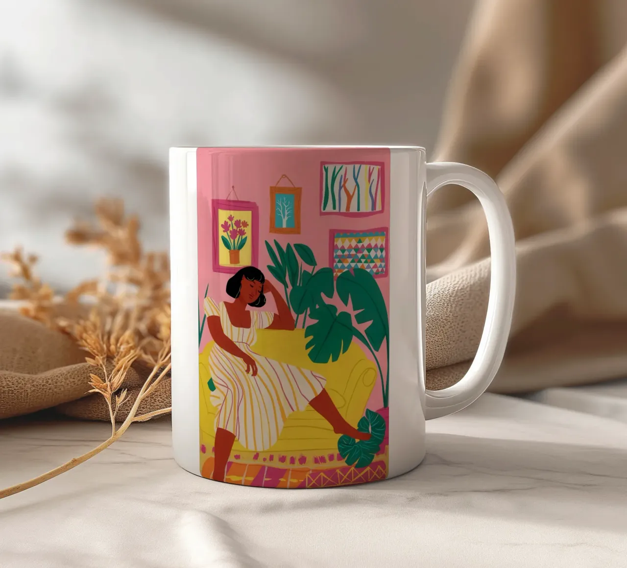 Leggere a letto tazza in ceramica da Pale Aura