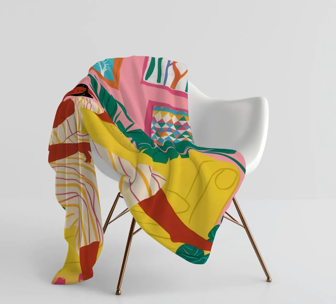 Reading in Bed fleece blanket by Pale Aura