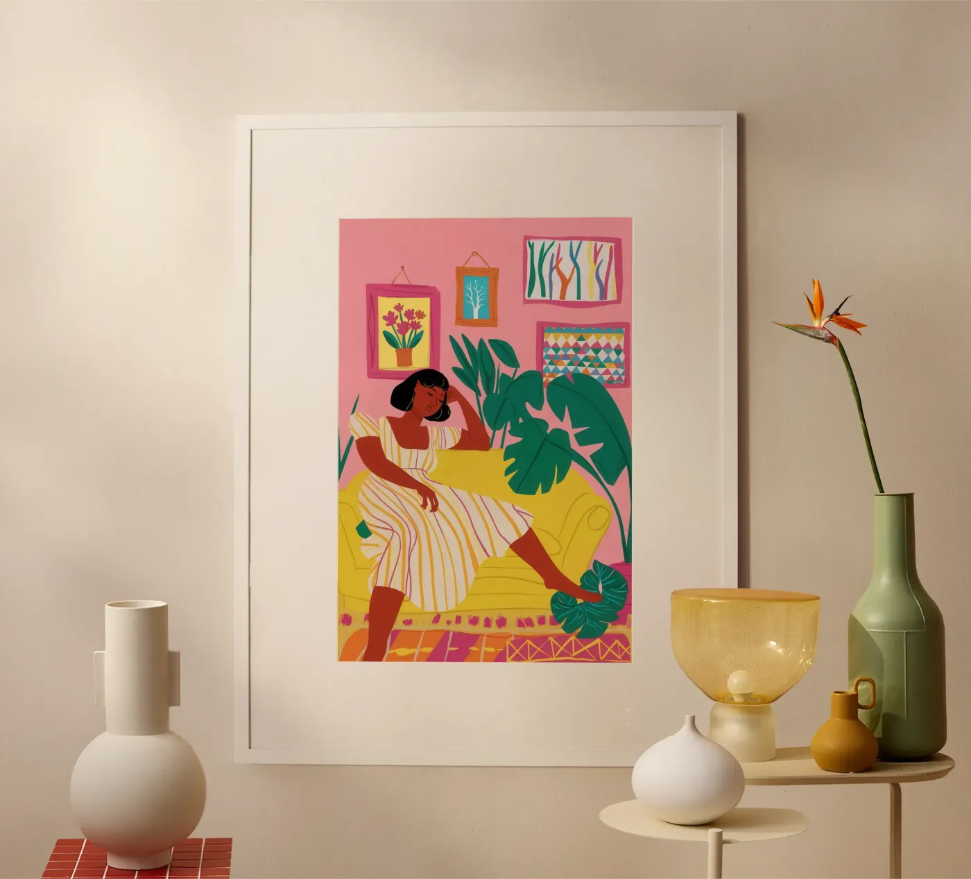 Reading in Bed poster by Pale Aura