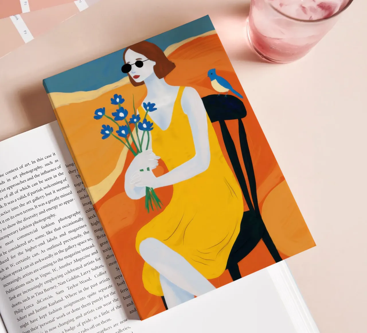 Holding a Black Cat notebook by Marigold Tiga