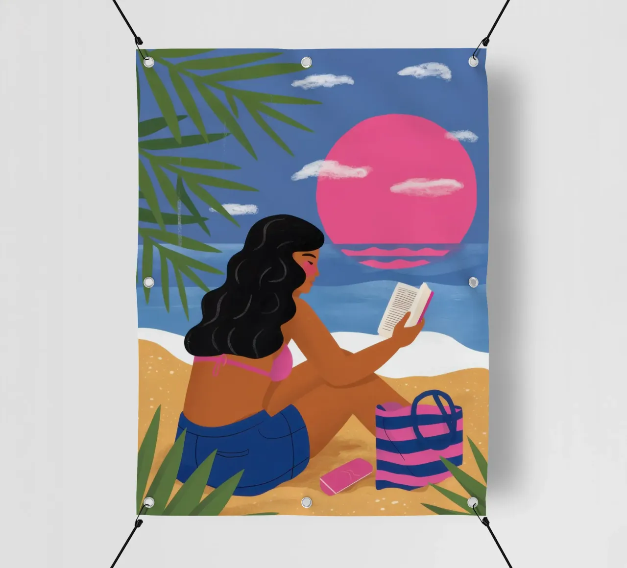 Leggere sulla spiaggia telo in pvc da Sentinel Glow
