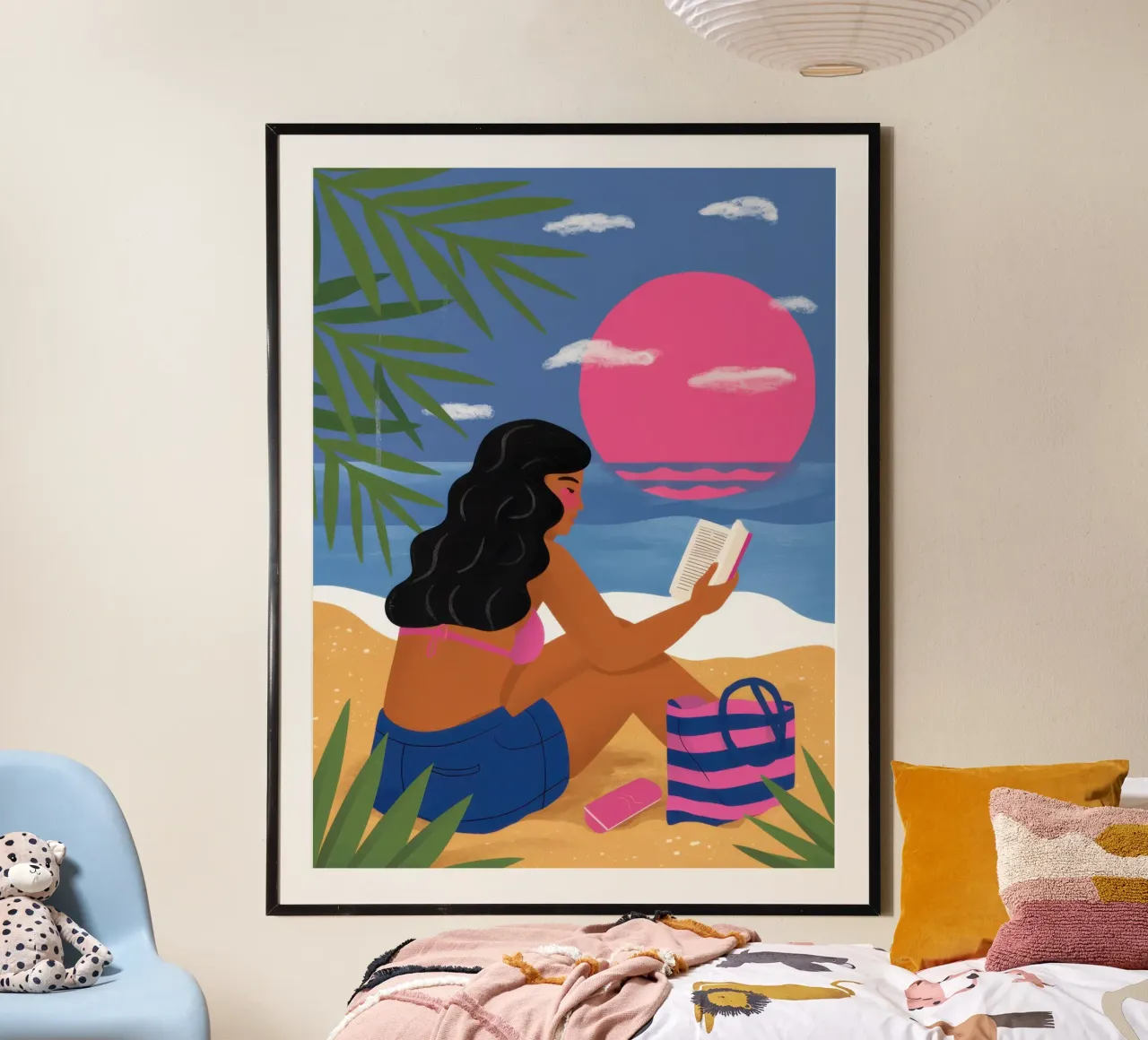 Leggere sulla spiaggia carta hahnemühle da Sentinel Glow
