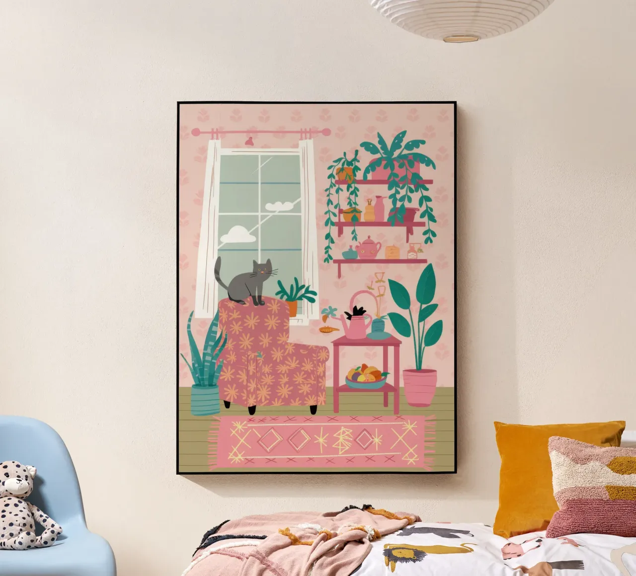 Tropical Lounging acrylic glass by Marigold Tiga