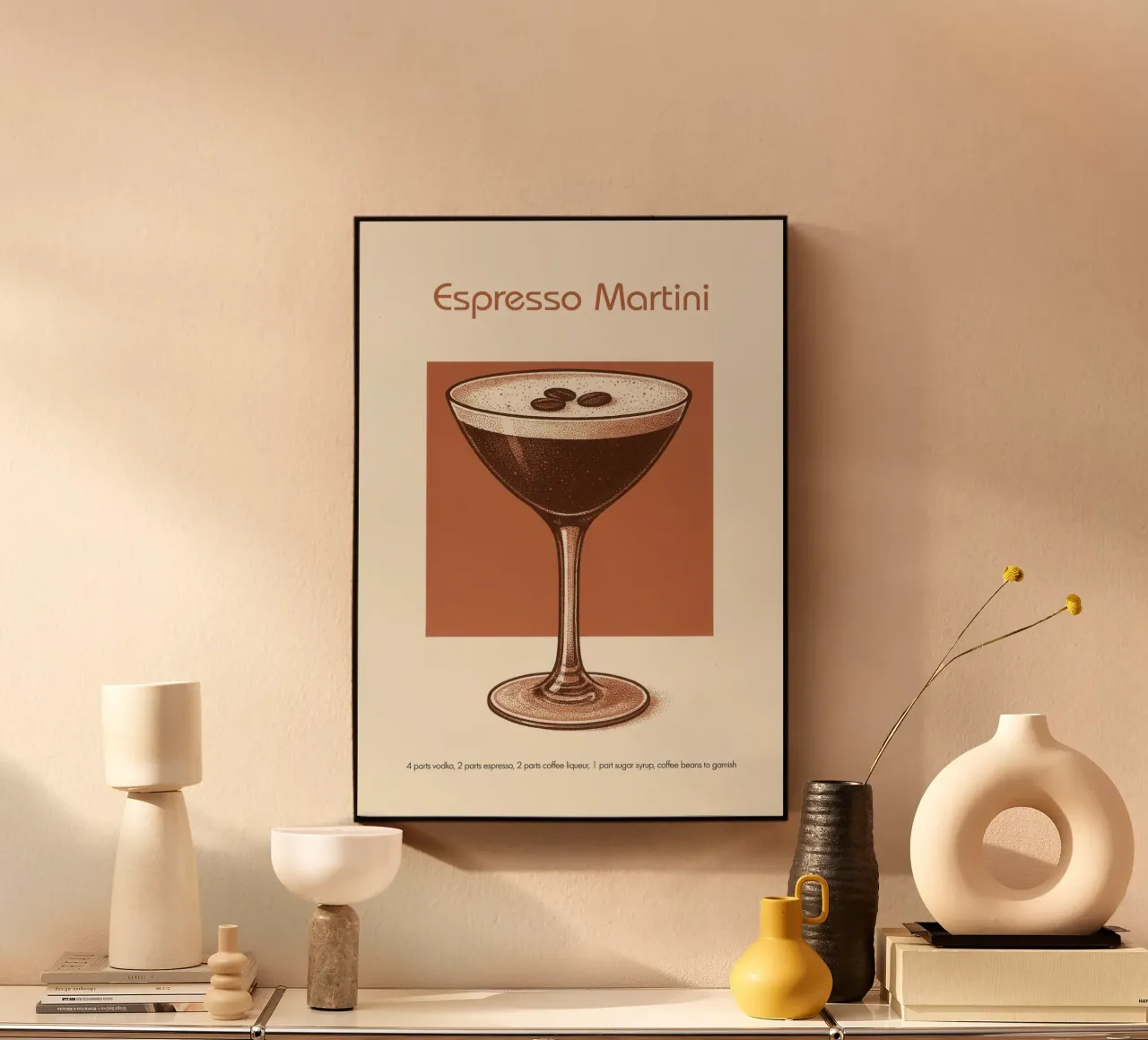 Espresso Martini plexiglass da Attaboy Dsgn