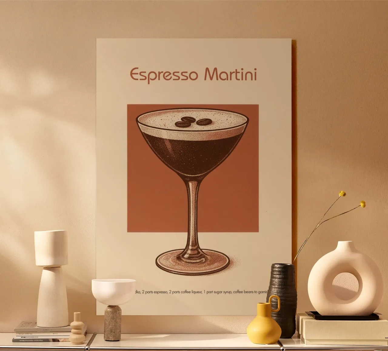 Espresso Martini plexiglass da Attaboy Dsgn