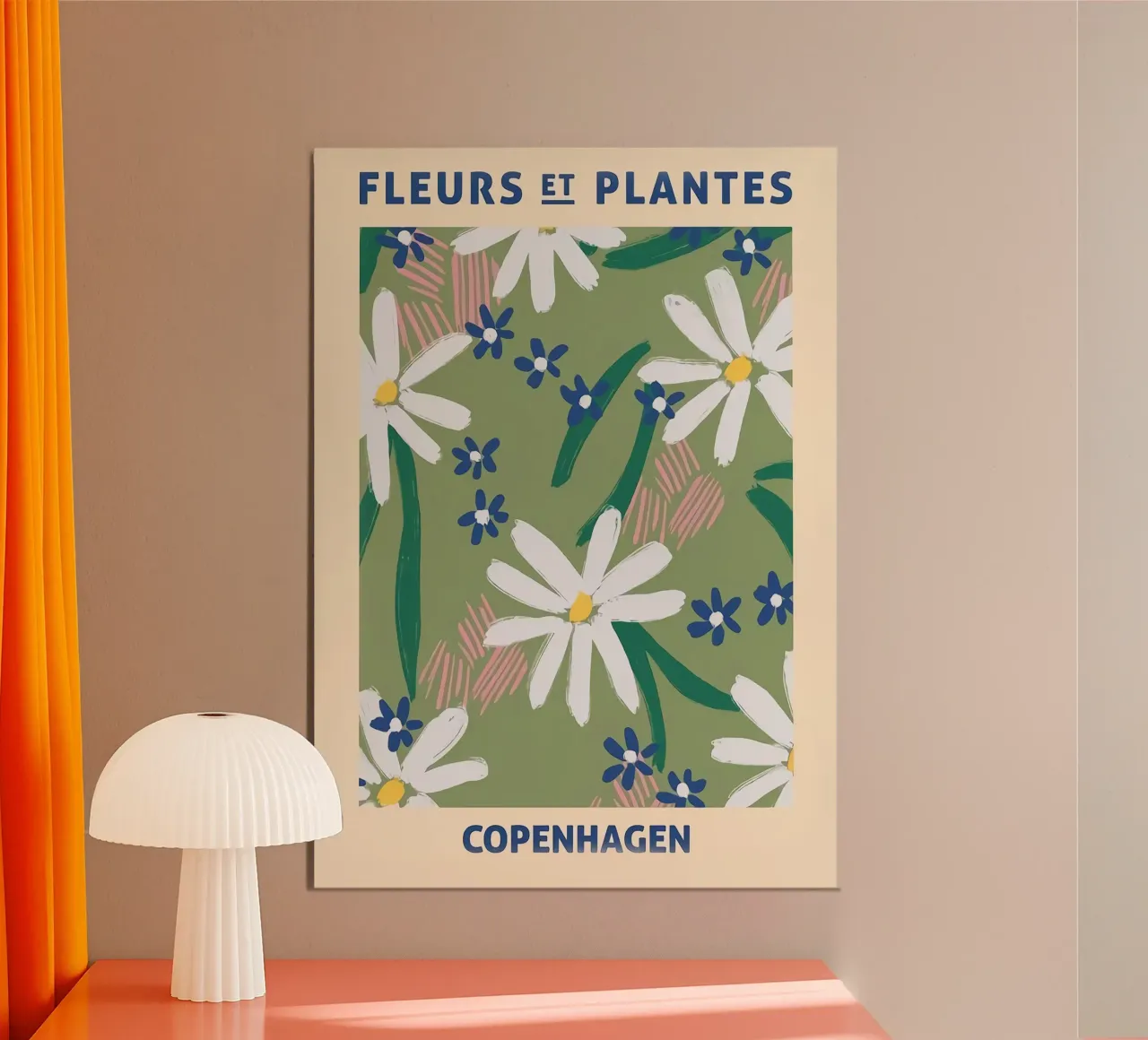 Fiori e palme di Copenhagen alluminio dibond da Jose