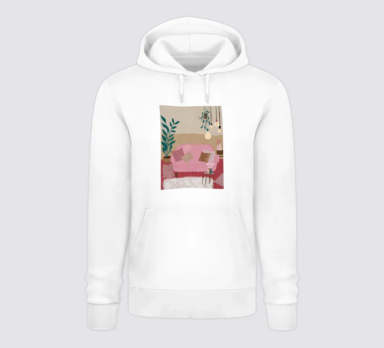 Sofá rosa Quietud sudadera con capucha de Marigold Tiga