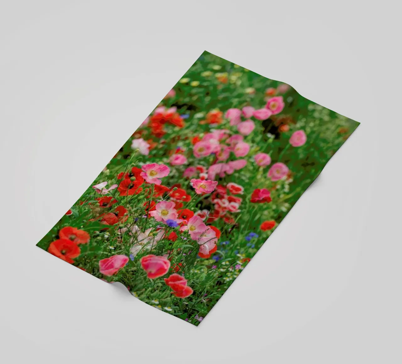 Poppy Portrait beach towel by Curious Collections by Marielle Leenders