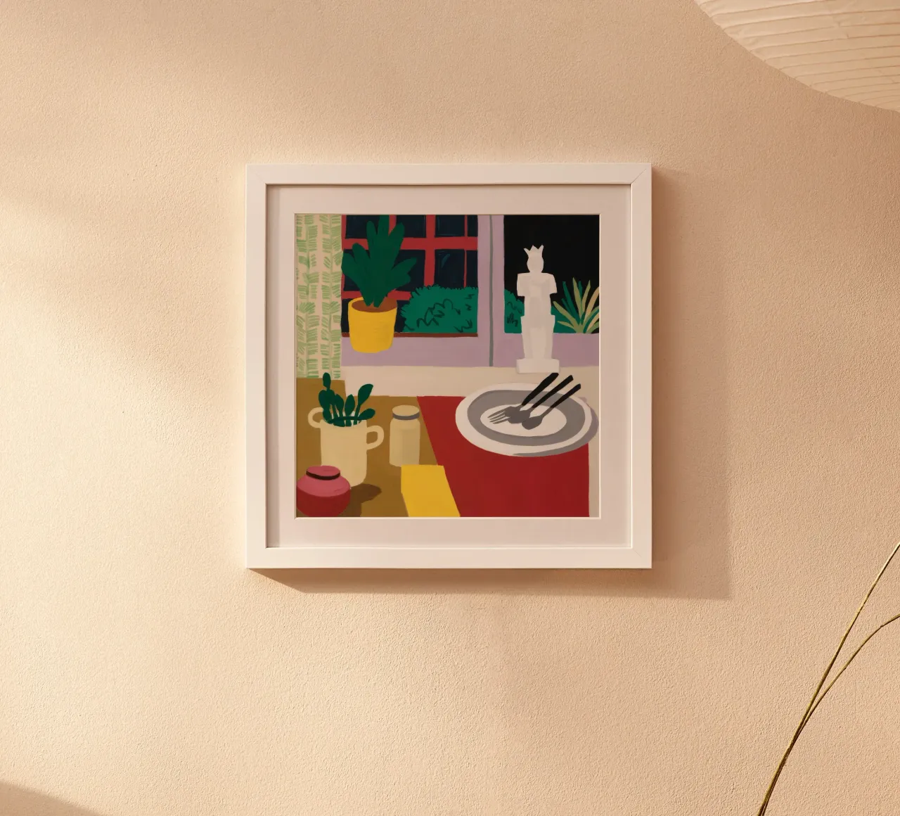 Cucina del gatto bianco carta hahnemühle da Stone Decade