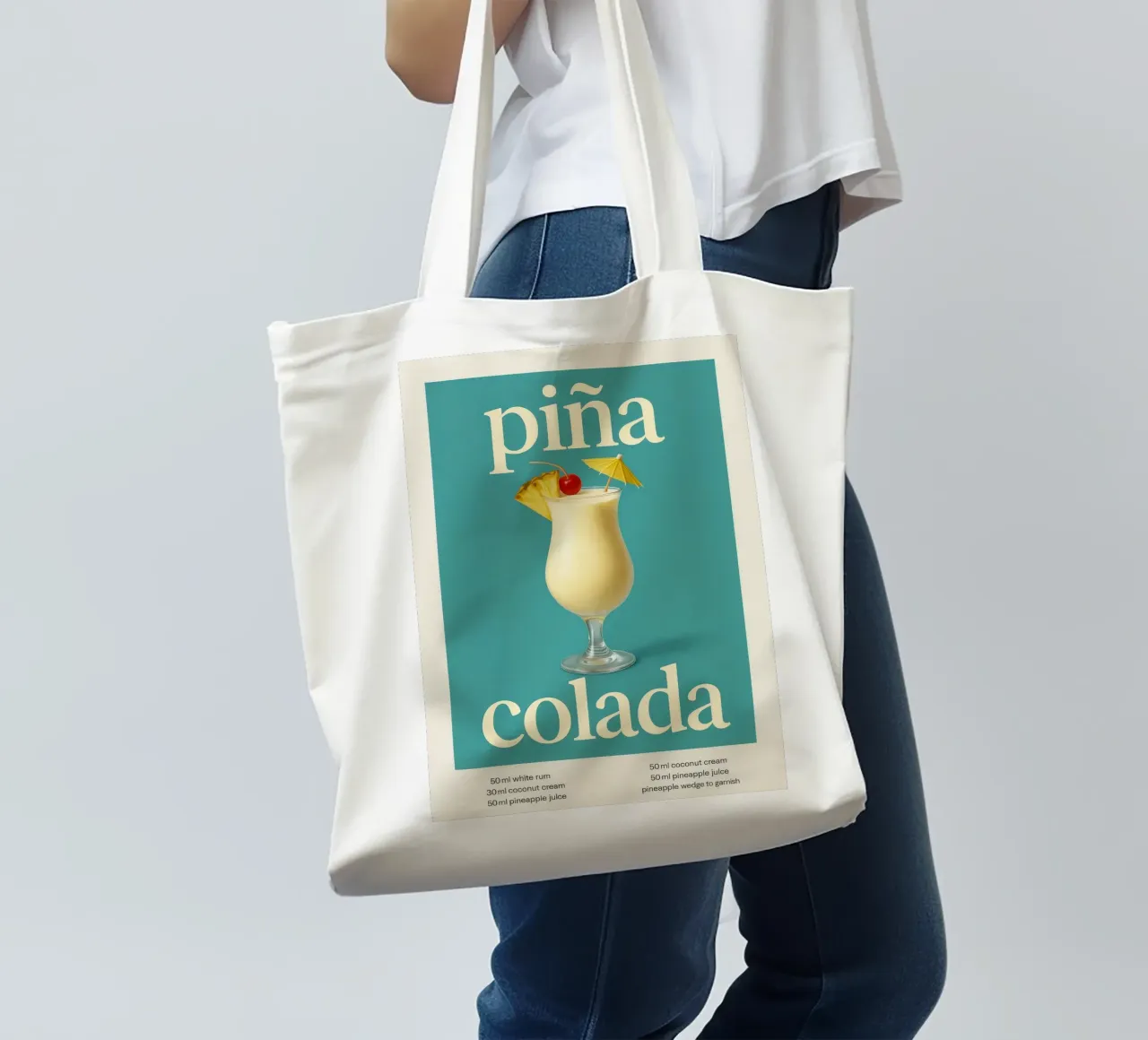 Pina Colada borsa in juta da Attaboy Dsgn