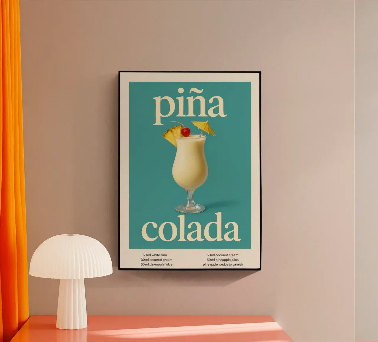 Pina Colada plexiglass da Attaboy Dsgn