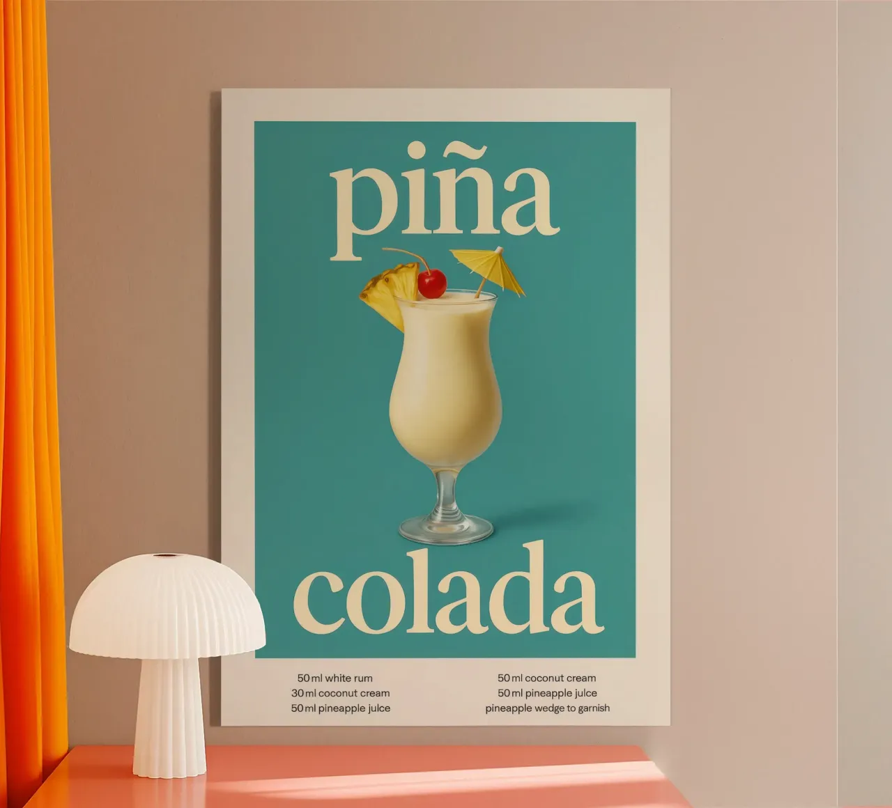Pina Colada plexiglass da Attaboy Dsgn