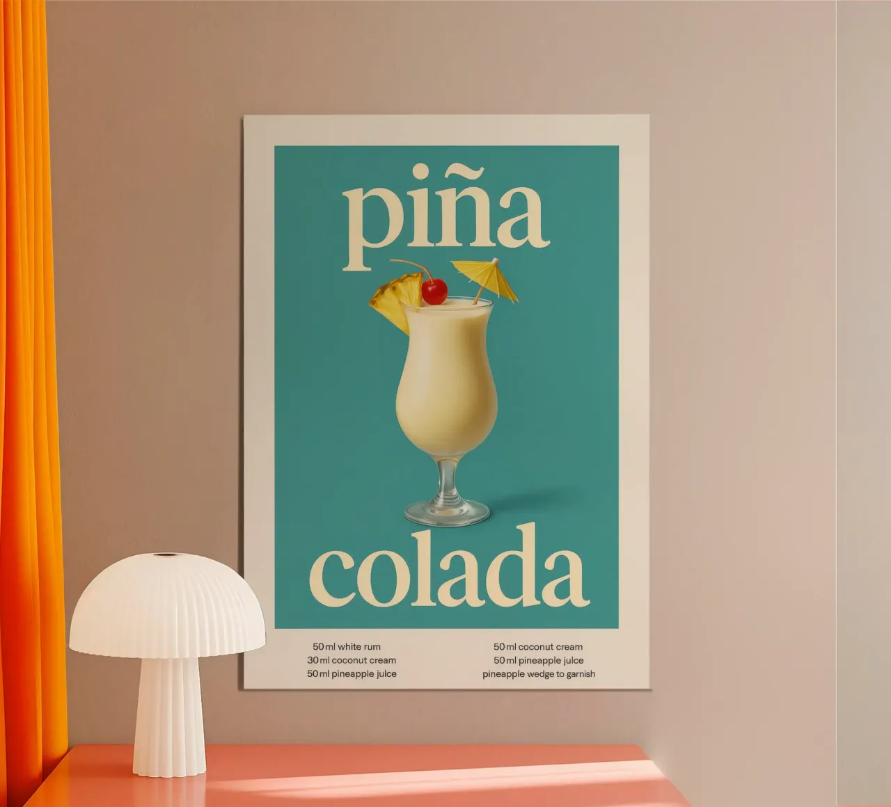Pina Colada carta hahnemühle da Attaboy Dsgn
