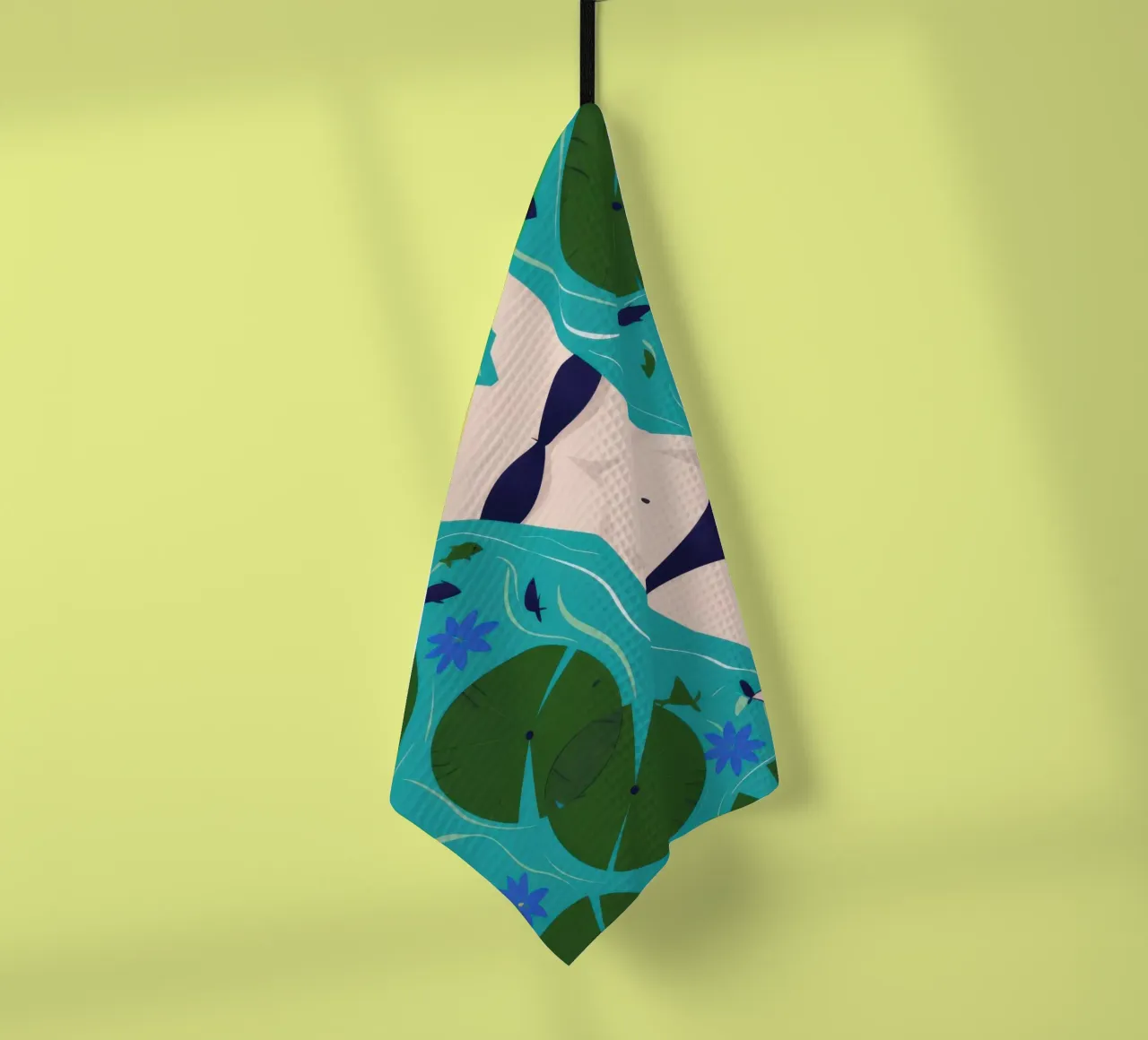 Bikini Girl Lily Pads canovaccio da cucina da Marigold Tiga