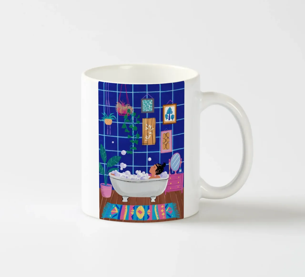Libri e stelle della vasca da bagno tazza in ceramica da Pale Aura