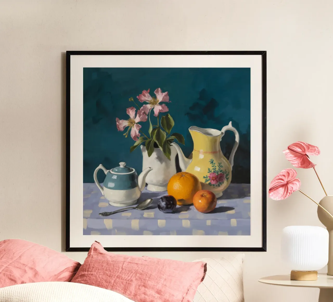 Pitcher and Orange Light poster by Stone Decade
