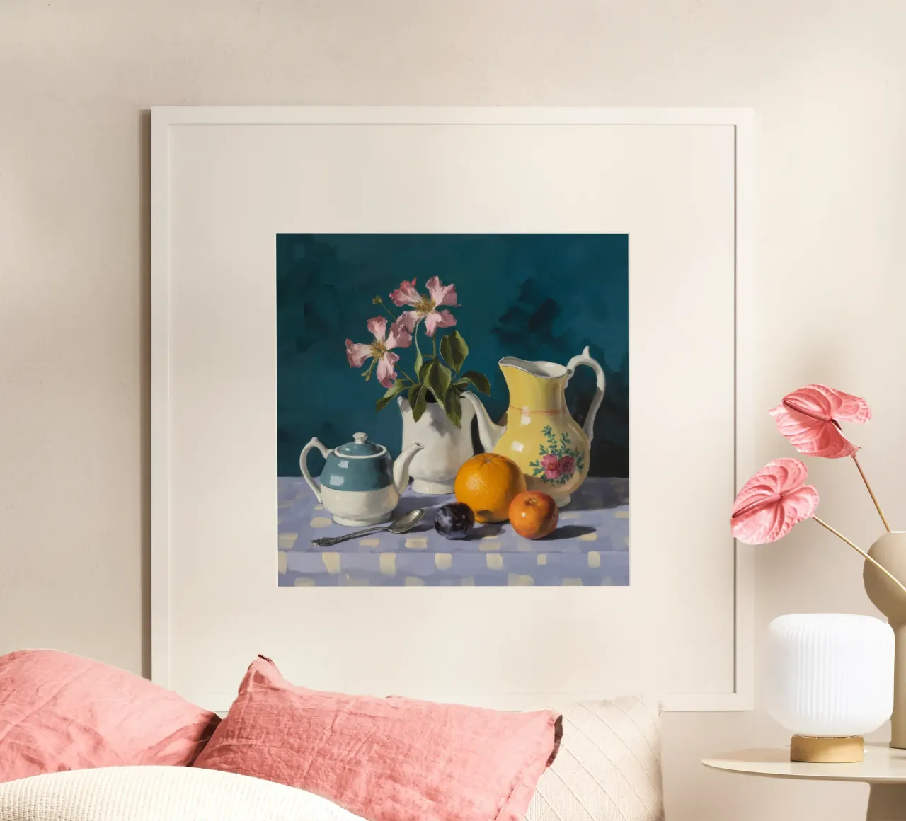 Pitcher and Orange Light poster by Stone Decade