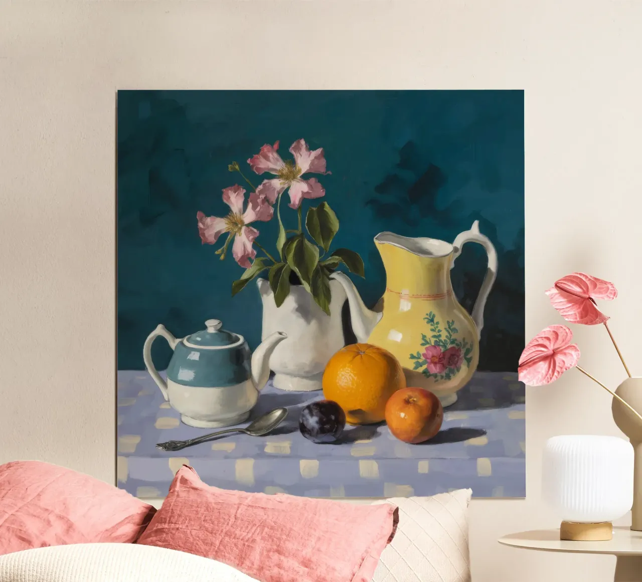 Brocca e luce arancione poster da Stone Decade