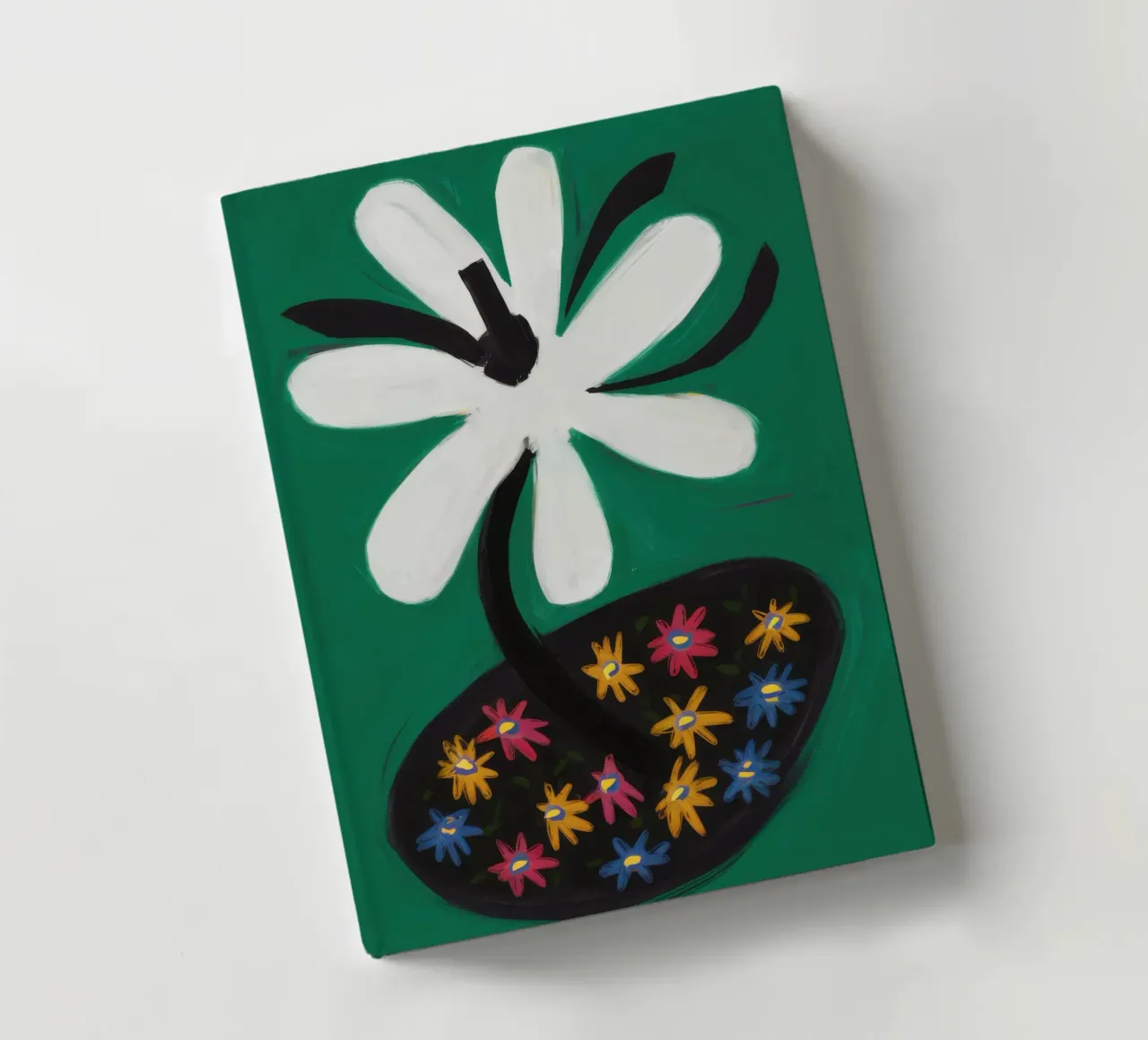 Abstract Leaf Pattern notebook by Sentinel Glow