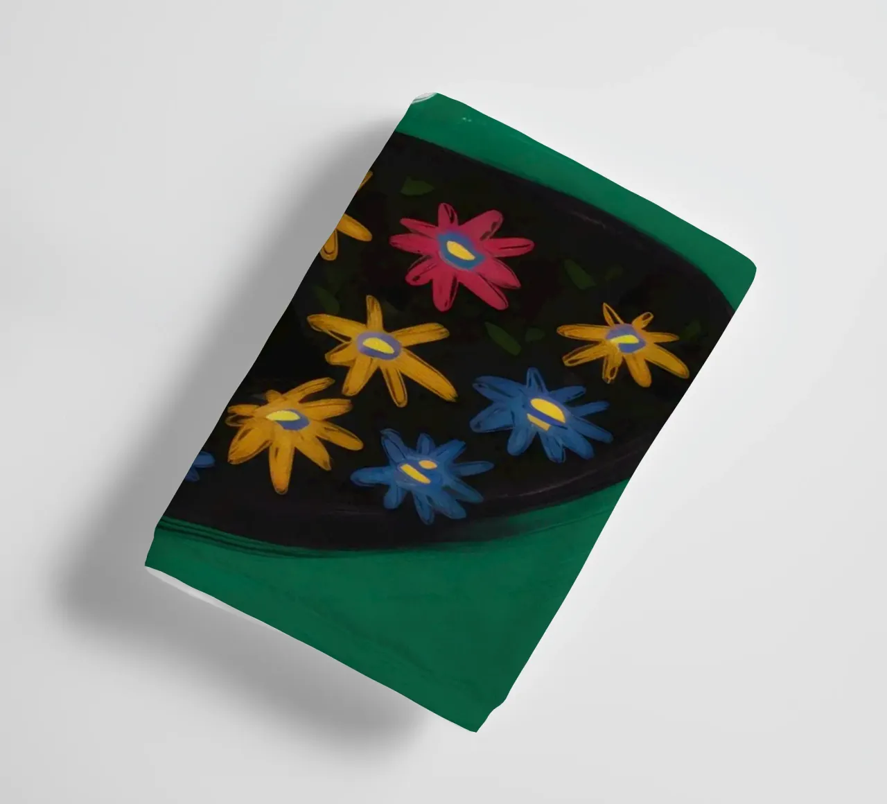 Abstract Leaf Pattern towel by Sentinel Glow