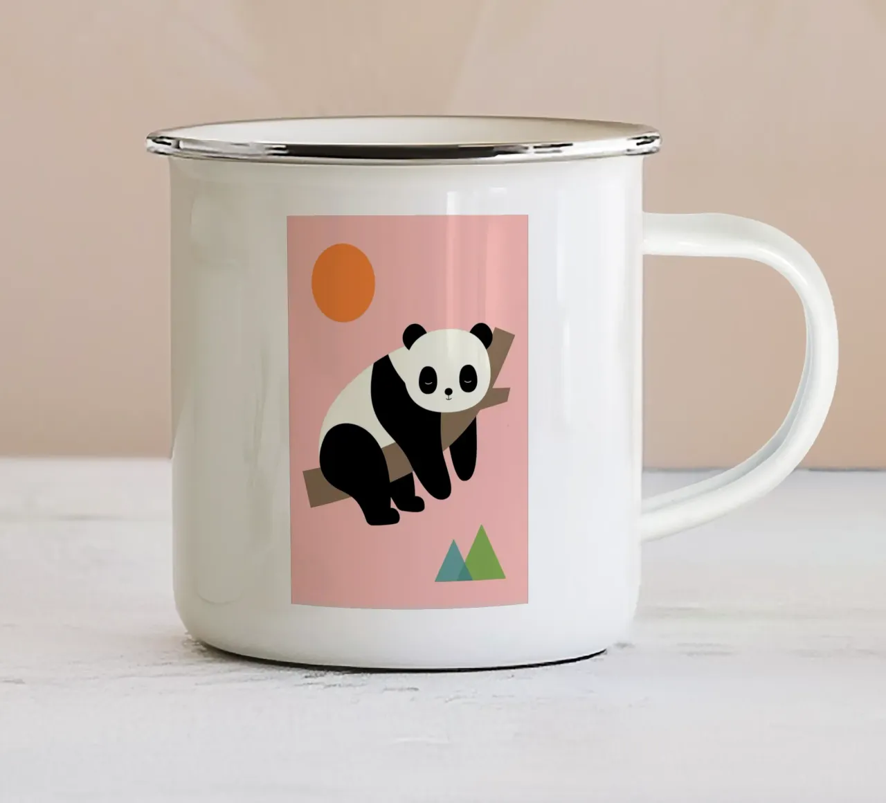 Giornata pigra tazza in smalto da Andy Westface