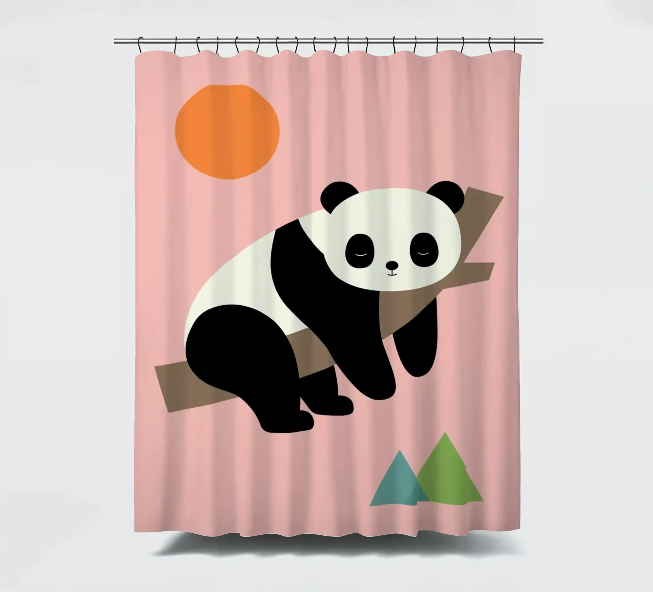 Lazy Day shower curtain by Andy Westface