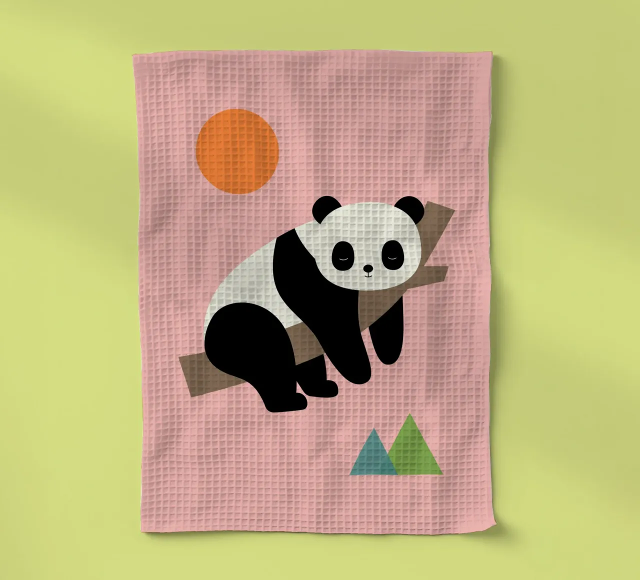 Lazy Day tea towel by Andy Westface