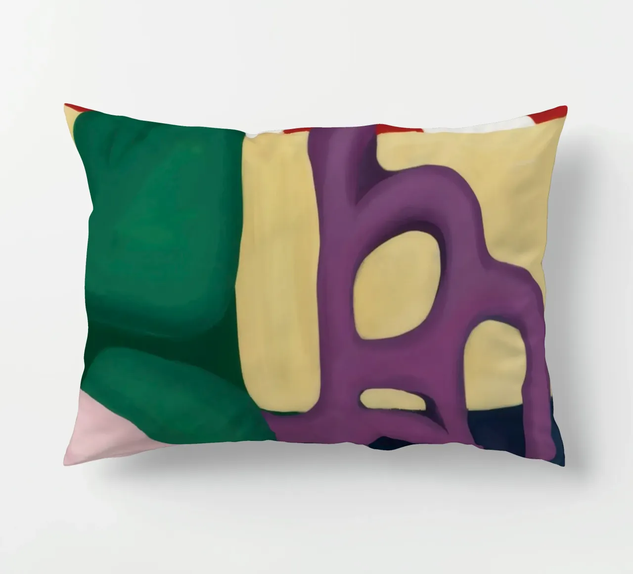 Abstract Checkered Chair decorative cushion by Pale Aura