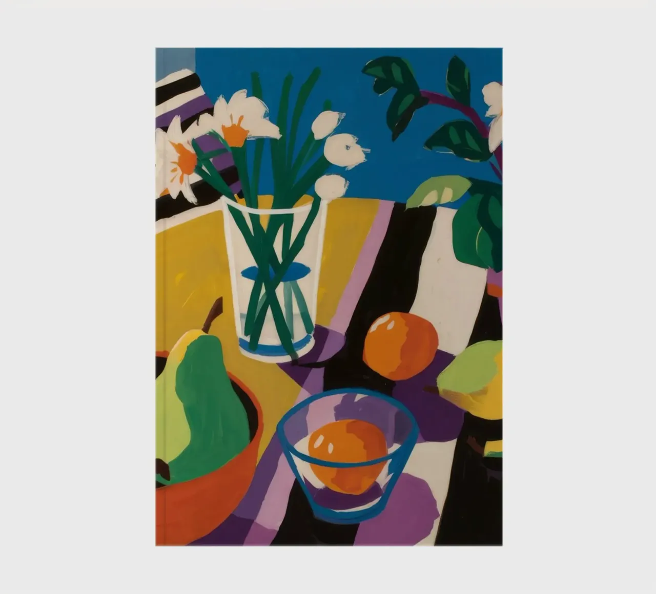 Abstract Lemon Table notebook by Stone Decade