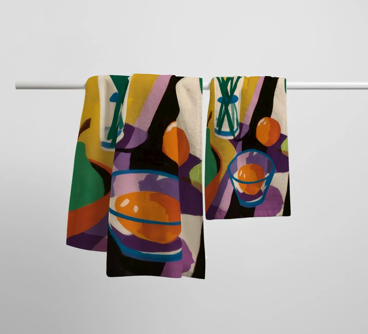 Mesa Lemon abstracta toalla de baño de Stone Decade