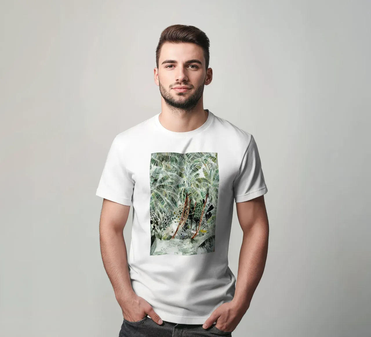 Jungle Surf t-shirt da Isabelle Vandeplassche