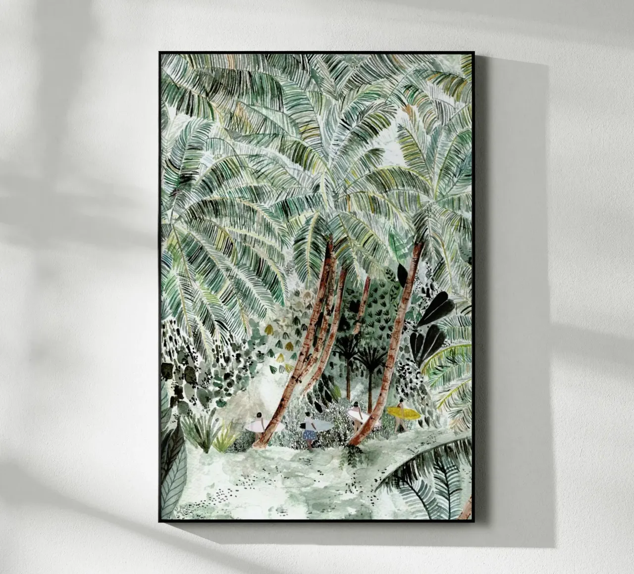 Jungle Surf plexiglass da Isabelle Vandeplassche