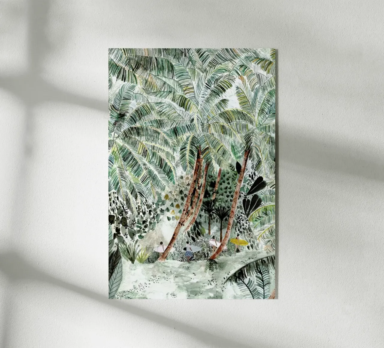 Jungle Surf plexiglass da Isabelle Vandeplassche