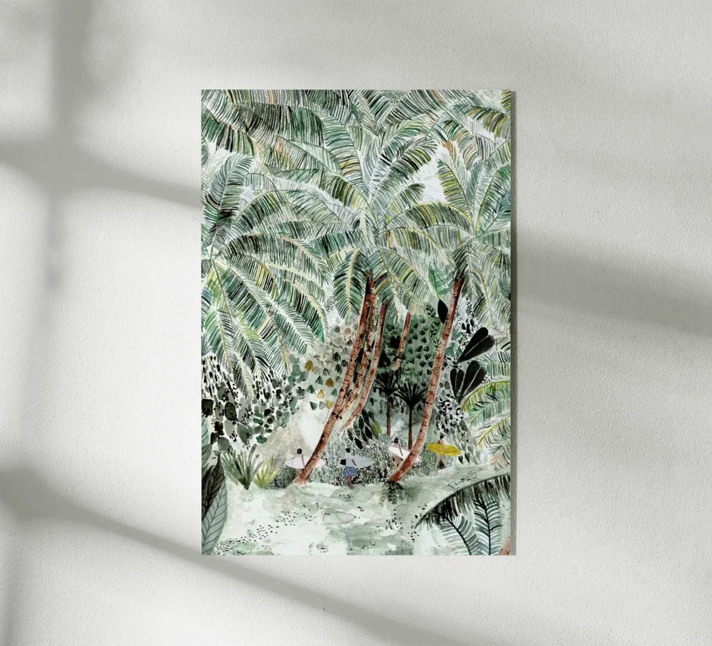 Jungle Surf plexiglas de Isabelle Vandeplassche